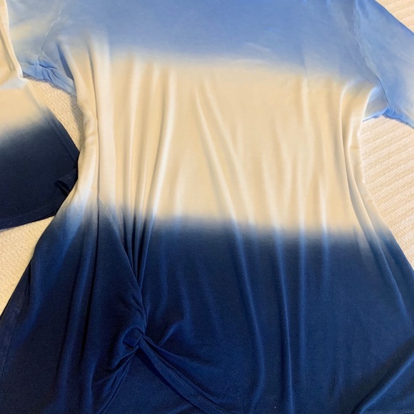 Soft Ombré Side Knot Tunic - Picture 6 of 8